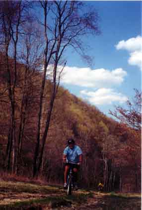 Ken leads the group through the valley.