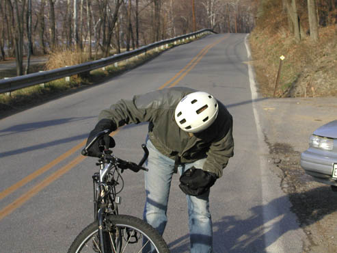 0917AM-Art-gets-his-bike-ready
