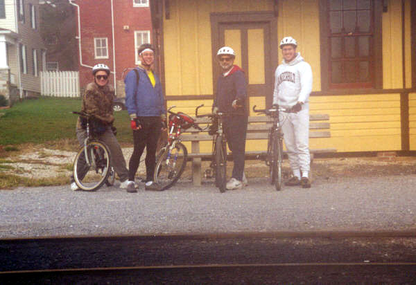 Ed, Bob, Art, and Peter at New Freedom, PA.