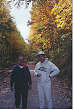 Art and Peter relax during a short break on the trail.