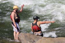 New River Gorge Swimming, West Virginia