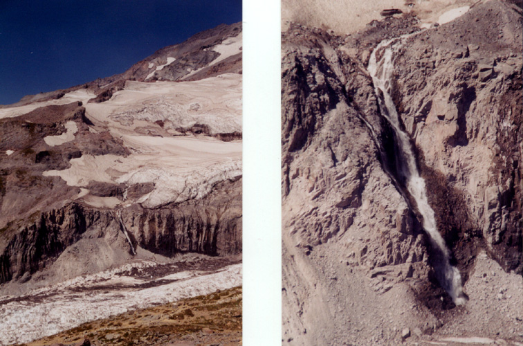 09-Glacial Waterfall on the Nisqually Glaicier