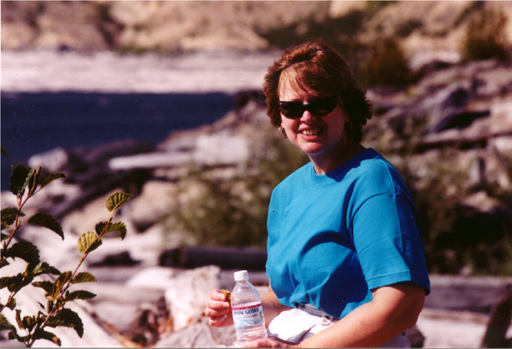 09-Carol at Spirit Lake
